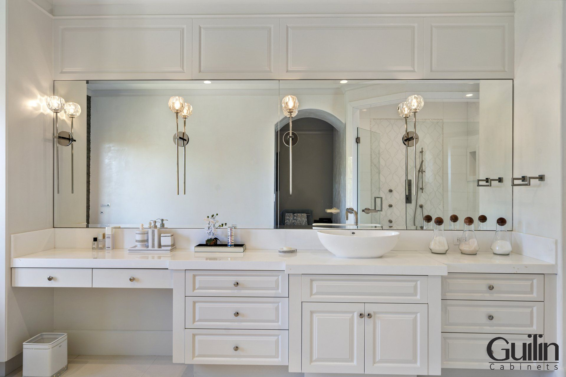 The material of the vanity plays a vital role in determining its weight capacity. 