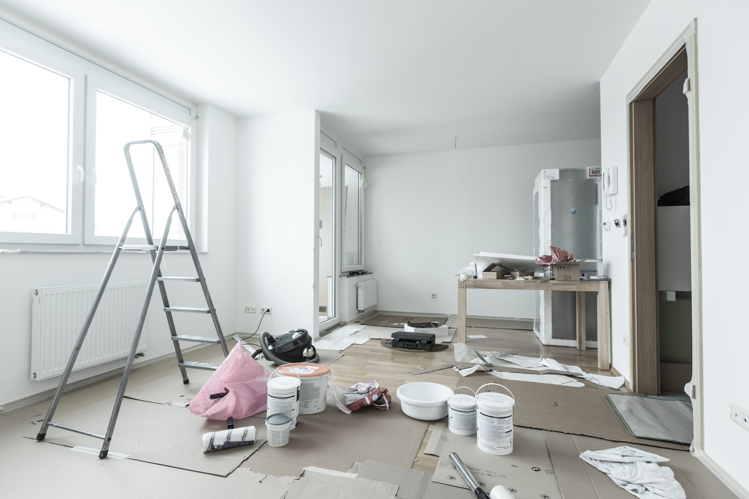 Preparing the work area before painting your laminate countertops is one of the most critical steps in achieving easy work.