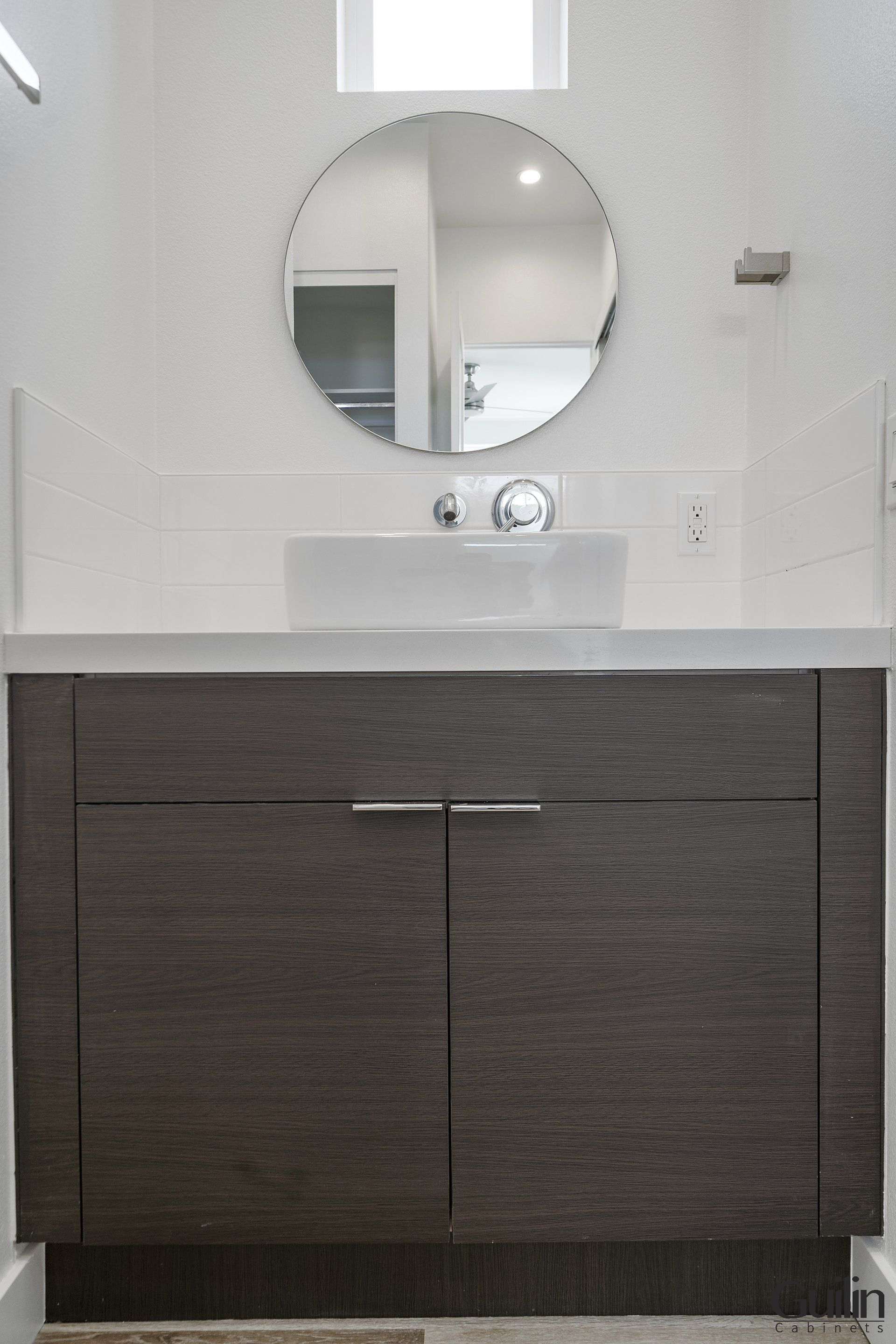 A freestanding vanity has a timeless appearance that works with many different types of bathroom decor, making it a popular choice for decades.