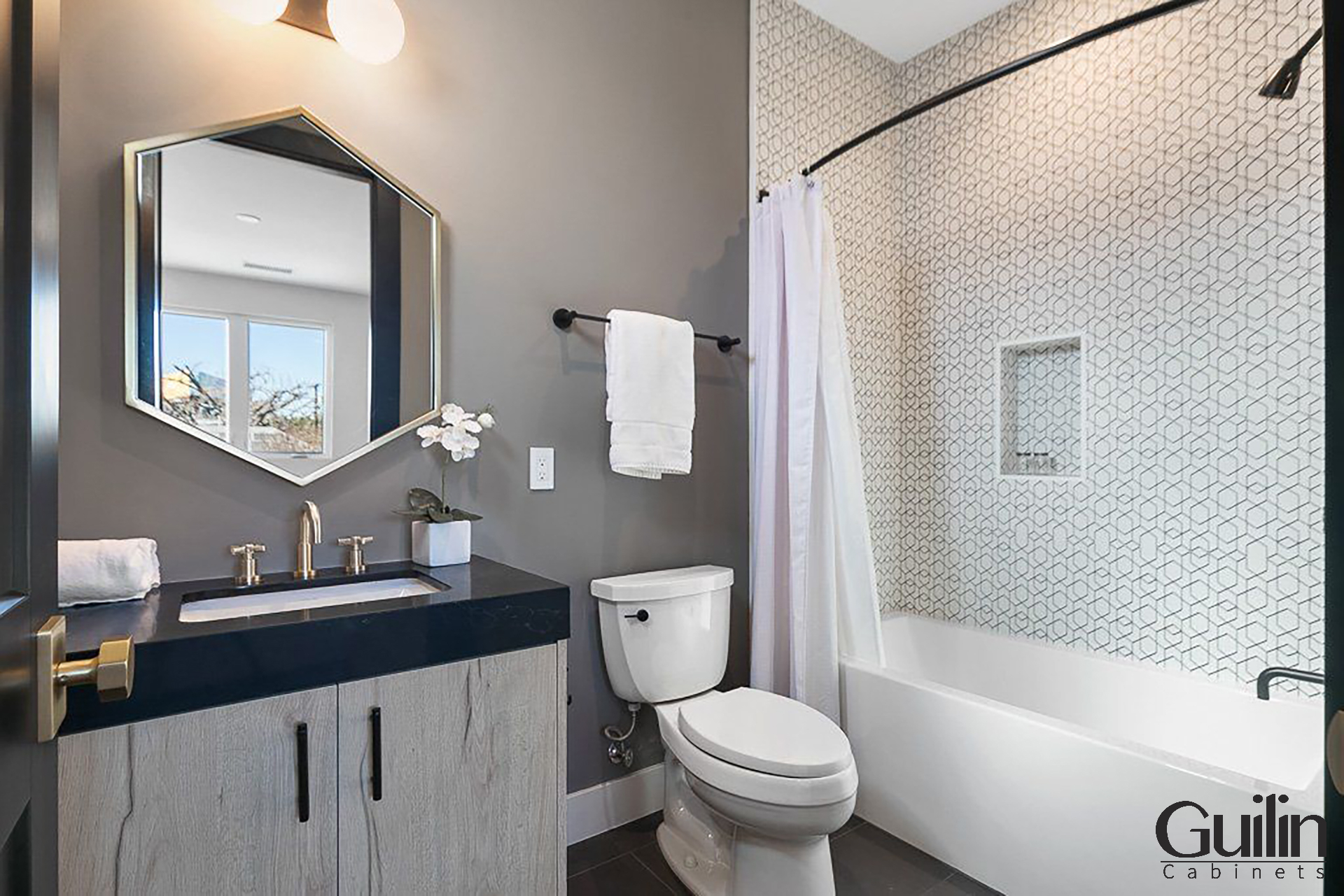 For Medium house, the common powder rooms are about 20 to 30 square feet