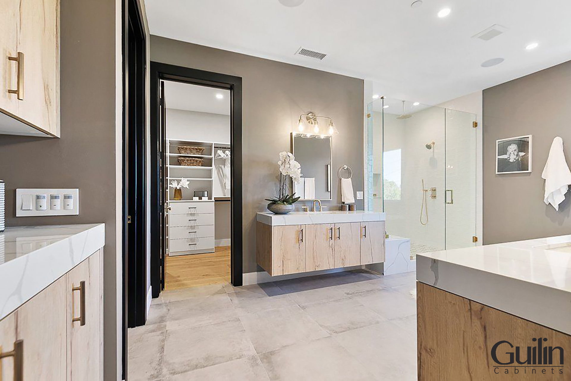 Modern and Rustic Master Bathroom Remodel in Los Angeles CA 2 copy