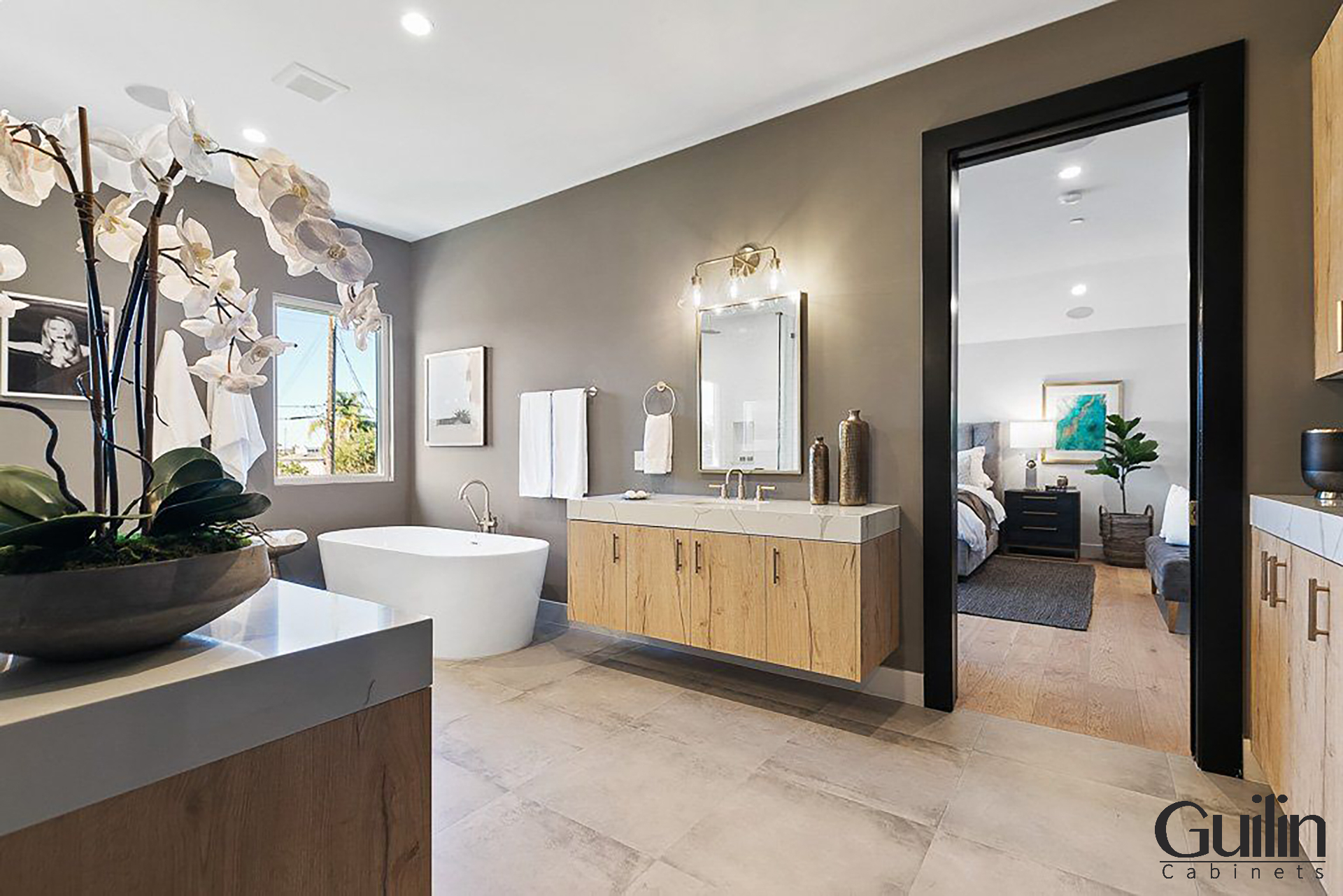 Modern and Rustic Master Bathroom Remodel in Los Angeles, CA-3 copy