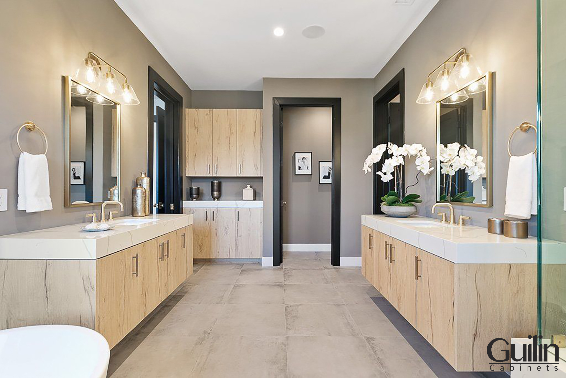 Modern and Rustic Master Bathroom Remodel in Los Angeles CA 5 copy