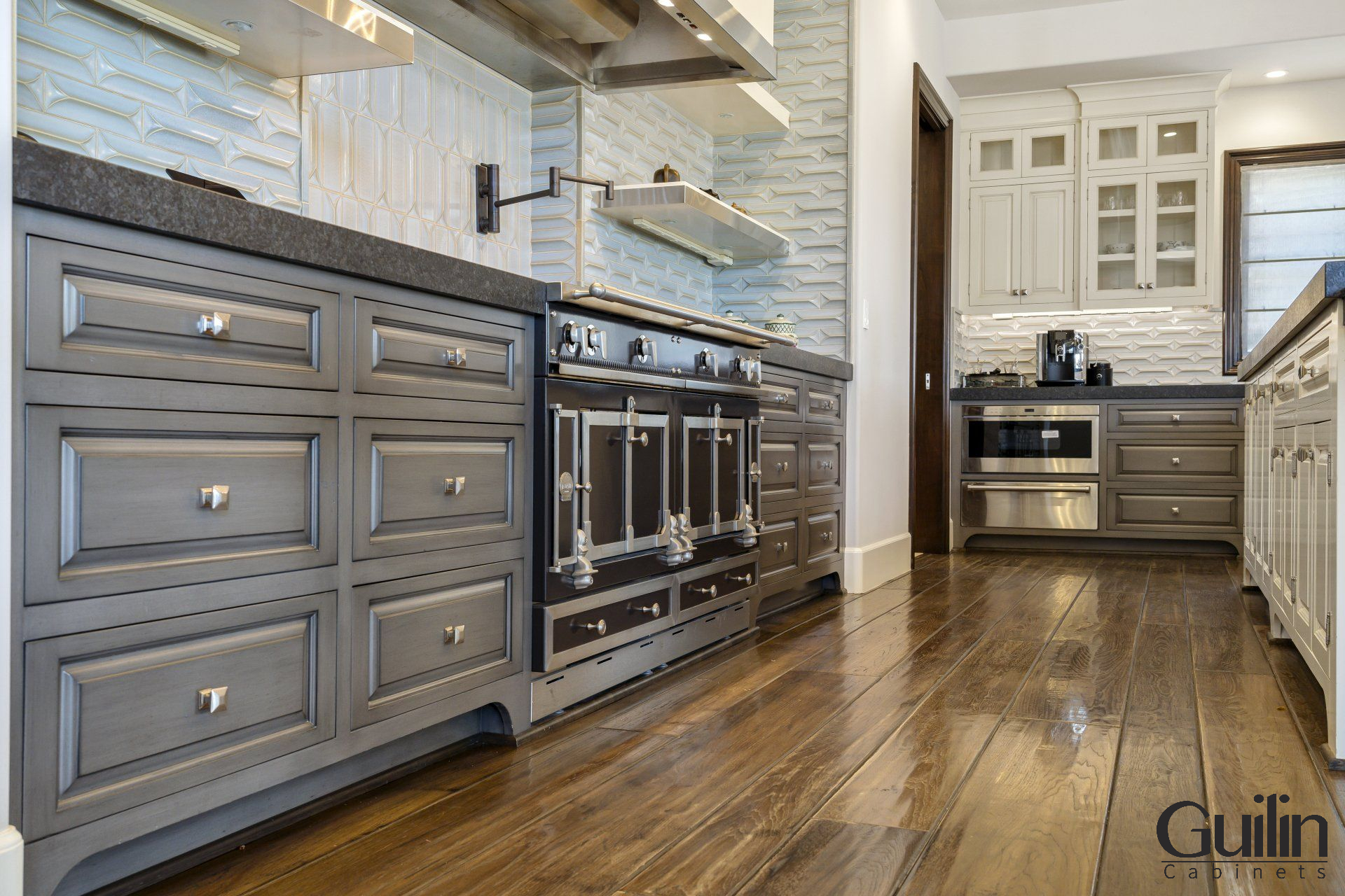 Our Remodeled Project Image is a example for The finishes and materials you choose for your custom cabinets may influence the look and feel of the space in a big way.