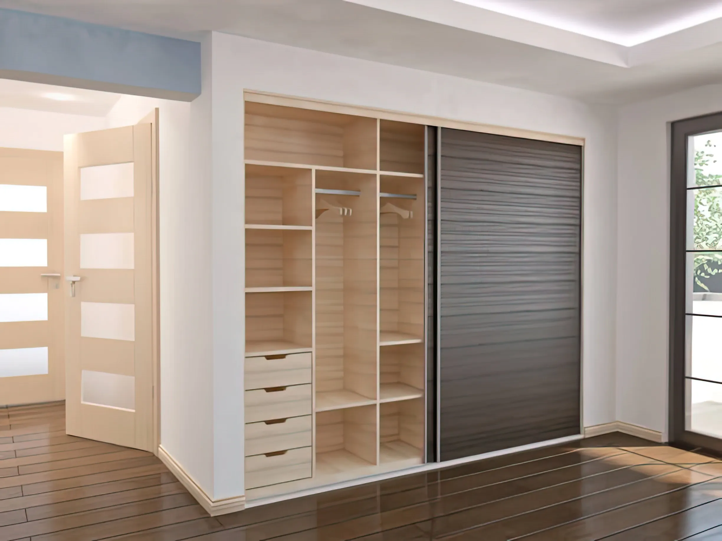 In the short, Thermofoil cabinets are made from MDF board covered with a vinyl film.