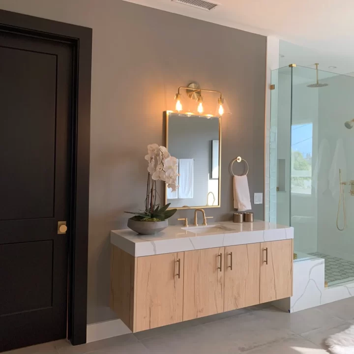 Transforming a Bathroom Cabinet into a Majestic Oasis in Irvine Orange County CA
