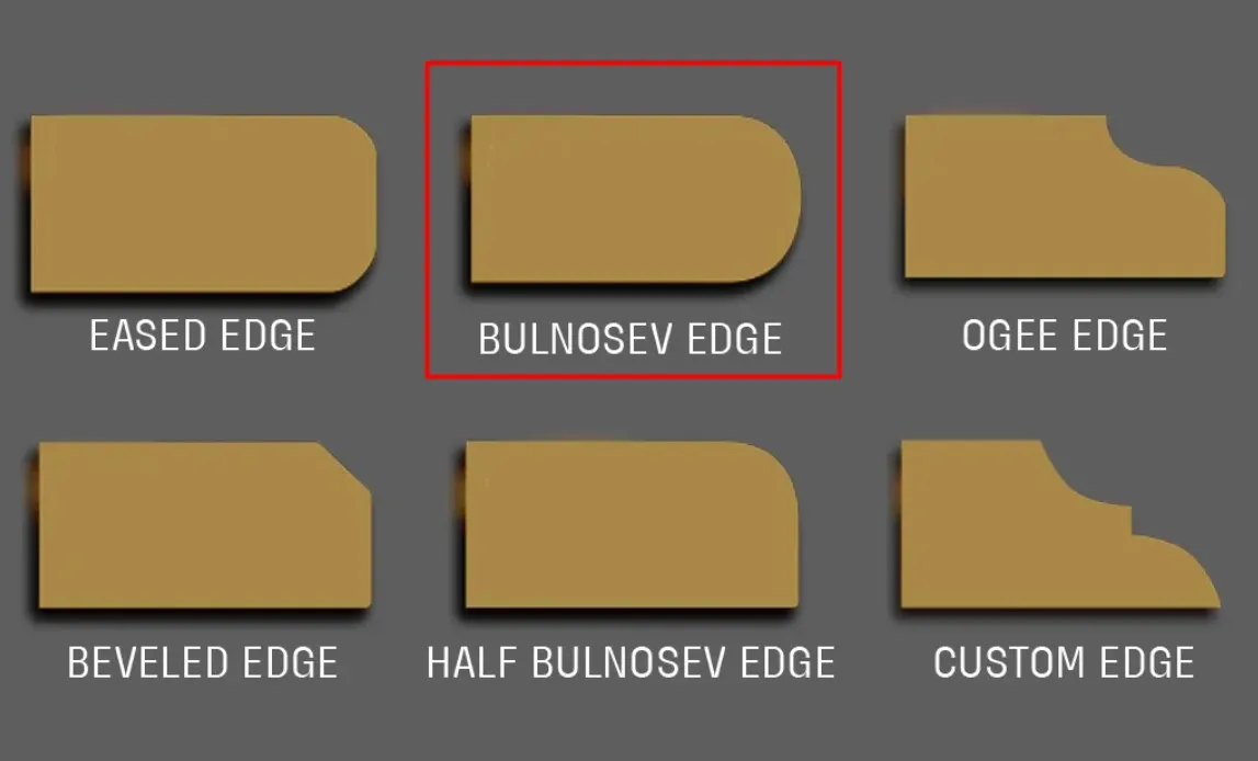 Bullnose Edge Is a one of the Safest Option for Kitchen Countertops