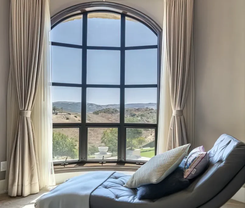 Relax Room With Large luxury classic window remodel by guilin cabinets 1