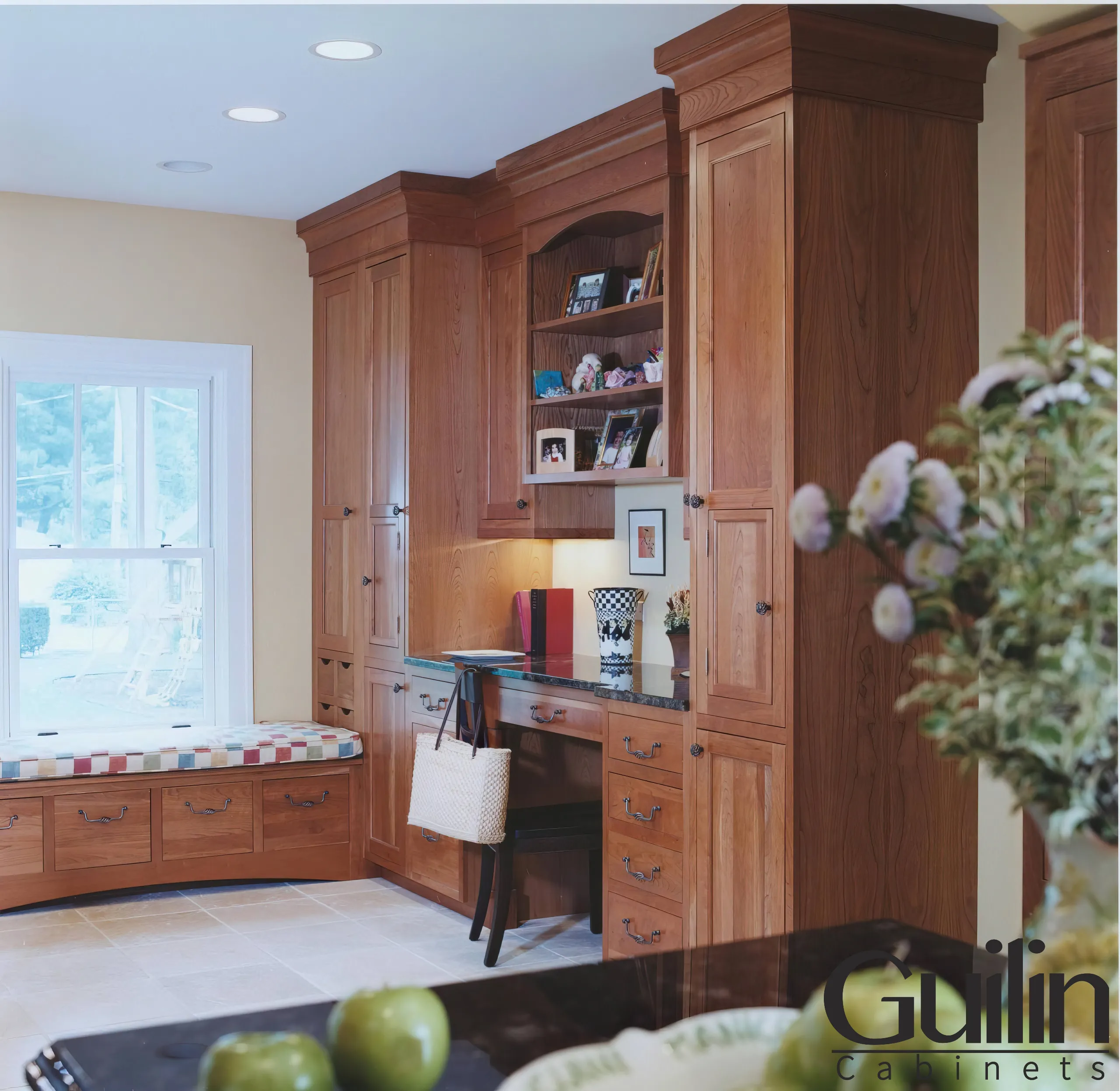 Solid wood cabinets offer an elegant, luxurious look that can add character and charm to your kitchen.