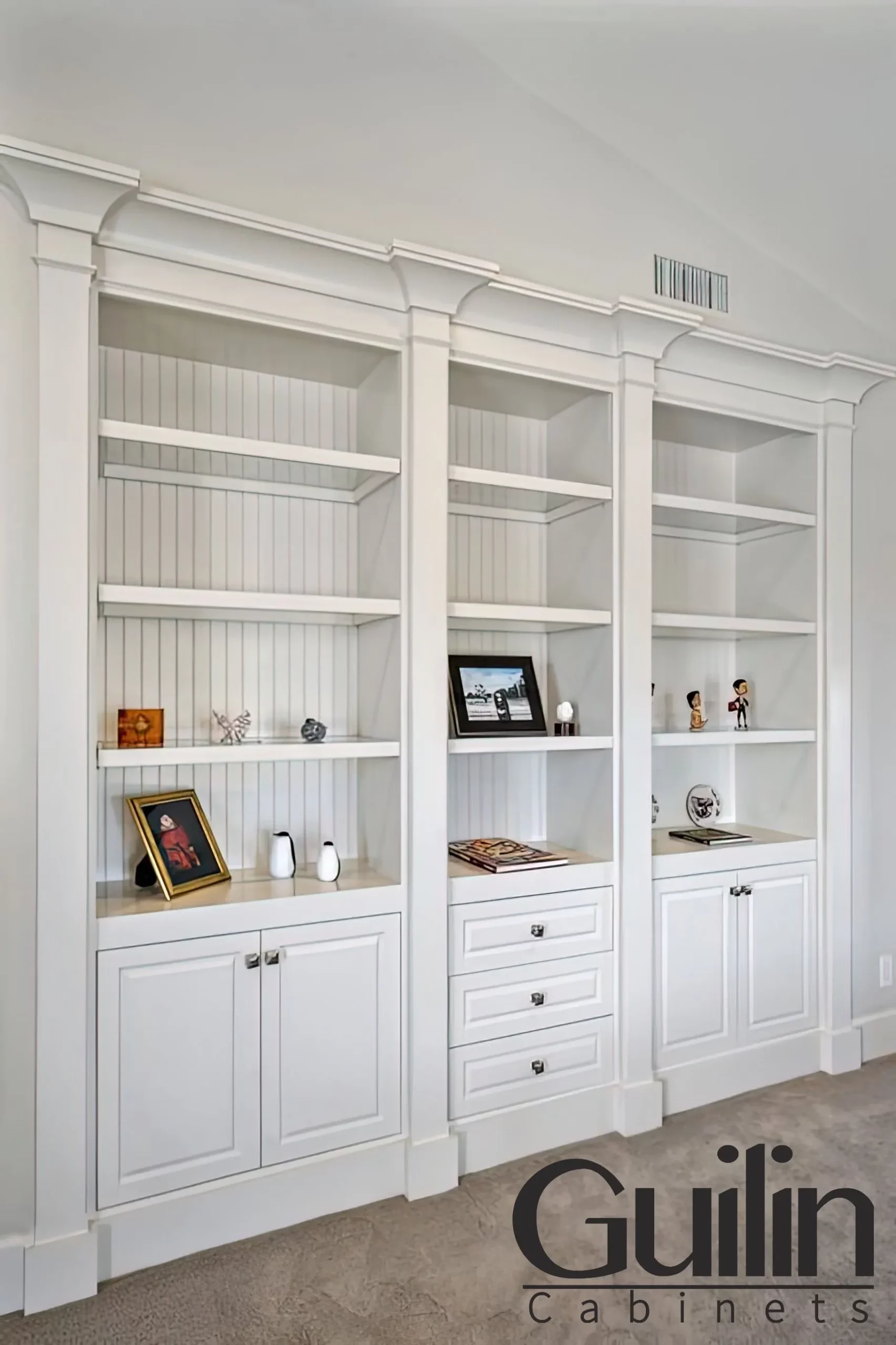 Remodeled Home Office With Custom Library Bookcases 3 scaled