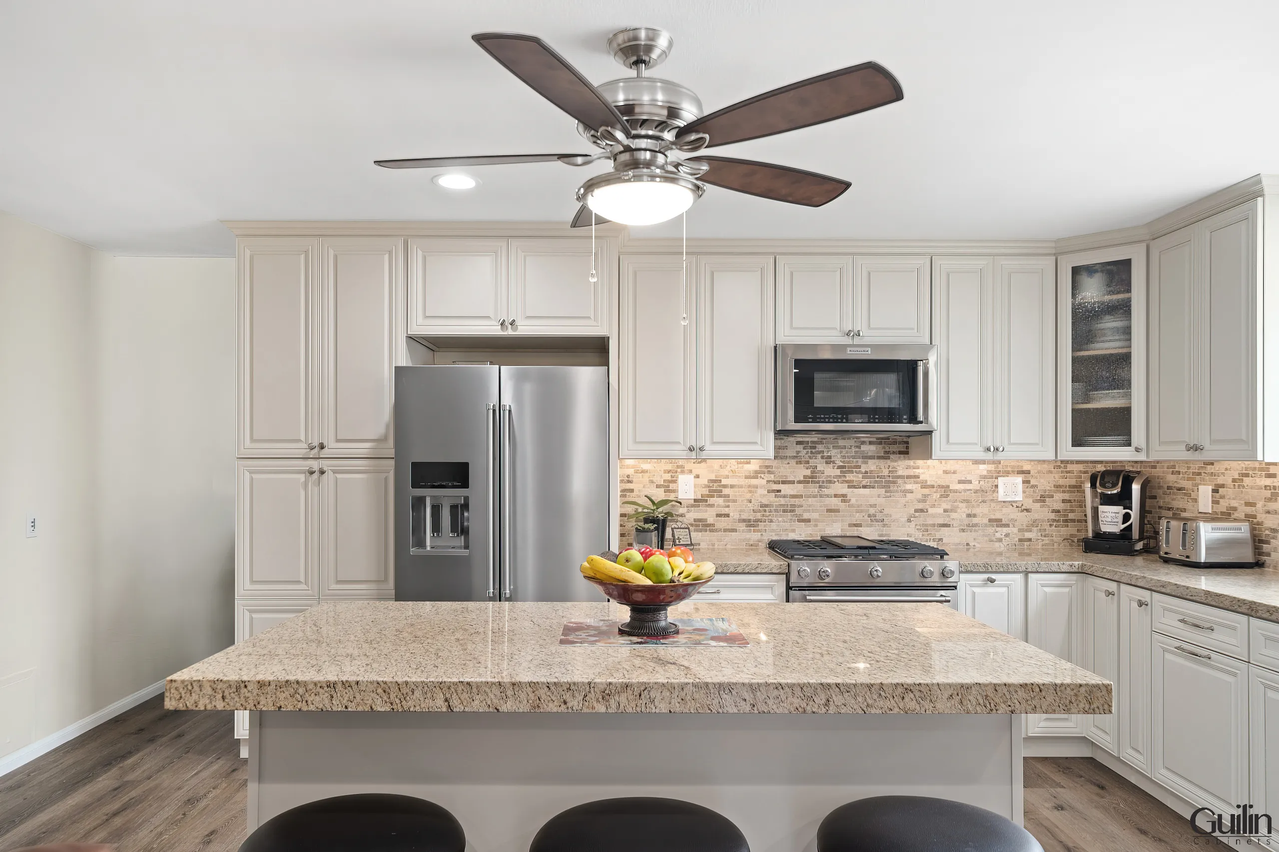 Granite countertops can be a major selling point as well as help Increase our home value.