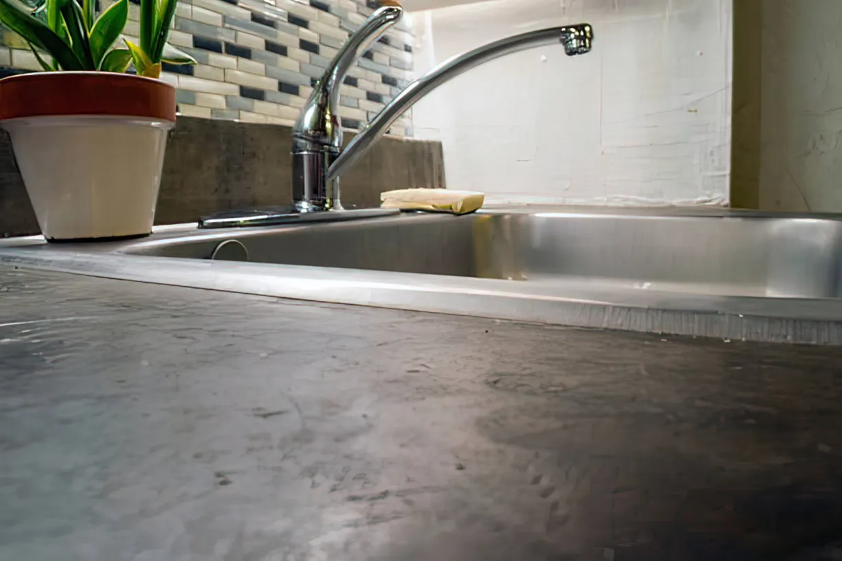 Regular Cleaning of your concrete countertops is the best and simple way to keep your countertops at their best.