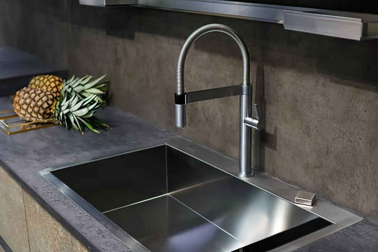 Concrete countertops are long-lasting and extremely durable, making them an excellent choice for households with active members.