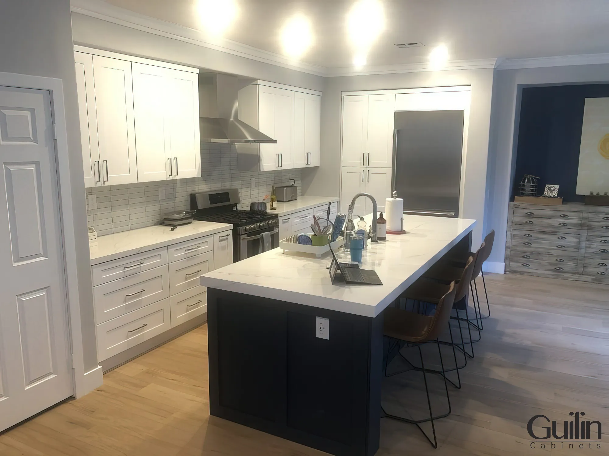 Modern Kitchen Remodel Clean And Rustic In Mission Viejo, CA