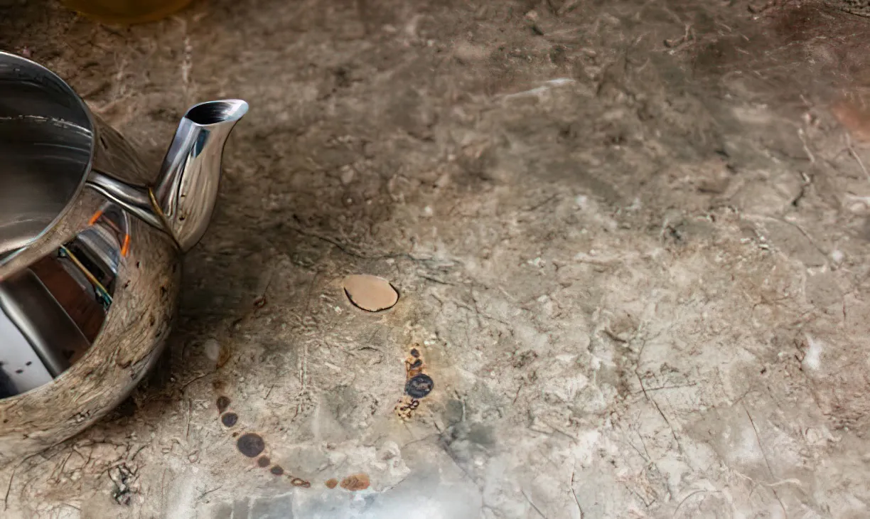 Avoid placing a hot pot on the surface of Laminate Countertops 1