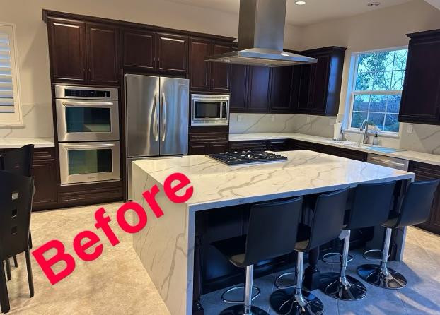 Kitchen cabinet refacing pictures before after - Guilin Cabinets - 1