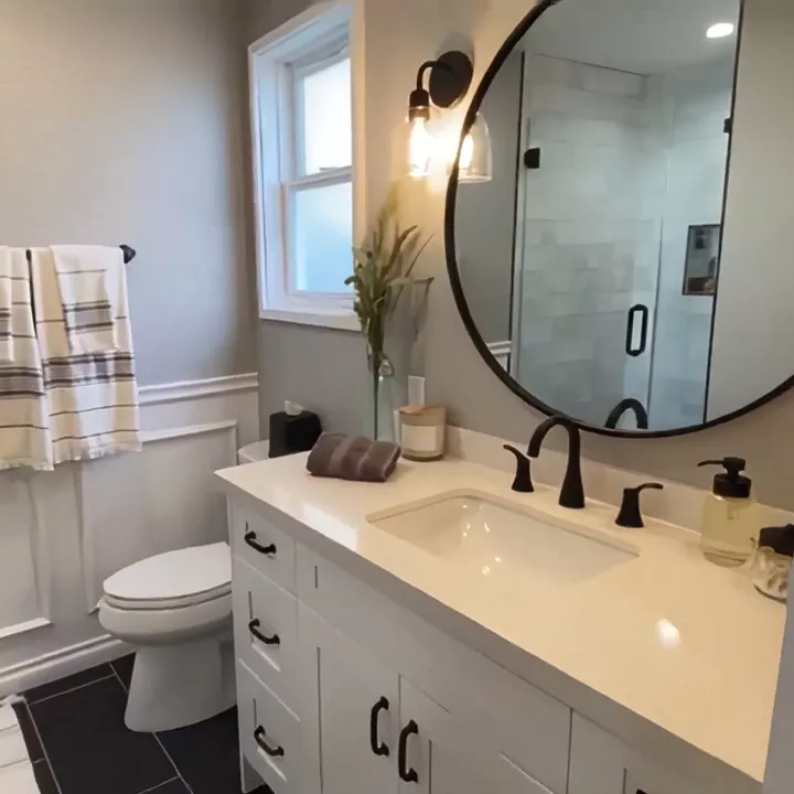 Santa Ana Bathroom Remodel Converting Bathtub to Walk In Shower 16