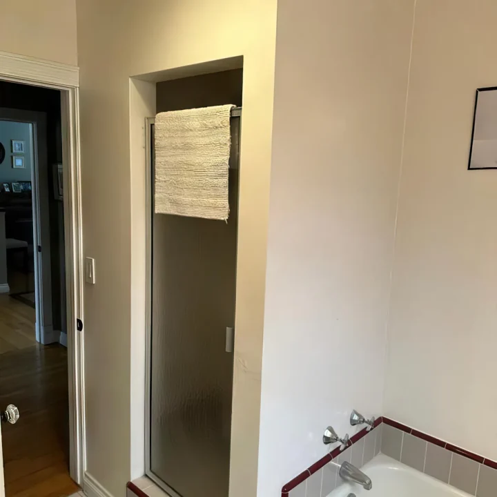 Santa Ana Bathroom Remodel Converting Bathtub To Walk In Shower Before 1
