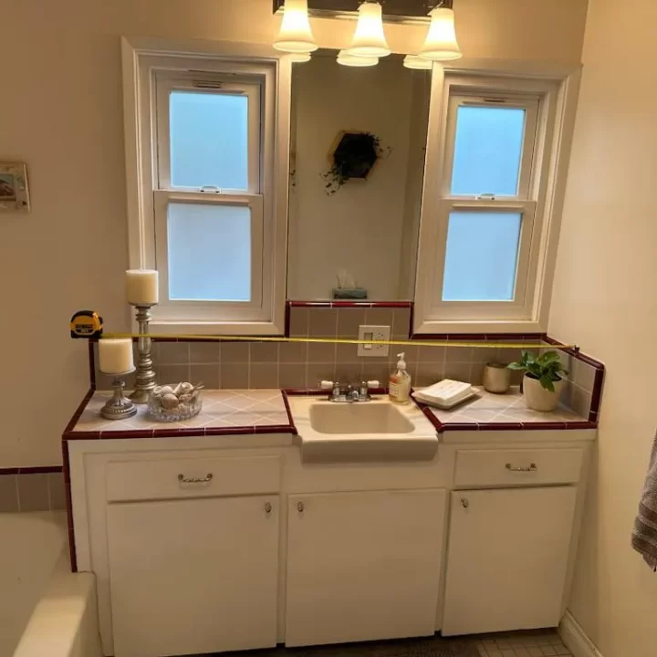 Santa Ana Bathroom Remodel Converting Bathtub To Walk In Shower Before 3