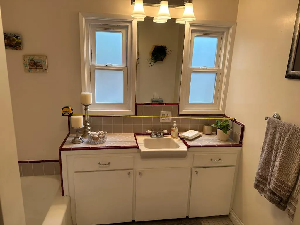 Santa Ana Bathroom Remodel Converting Bathtub to Walk In Shower Before 3