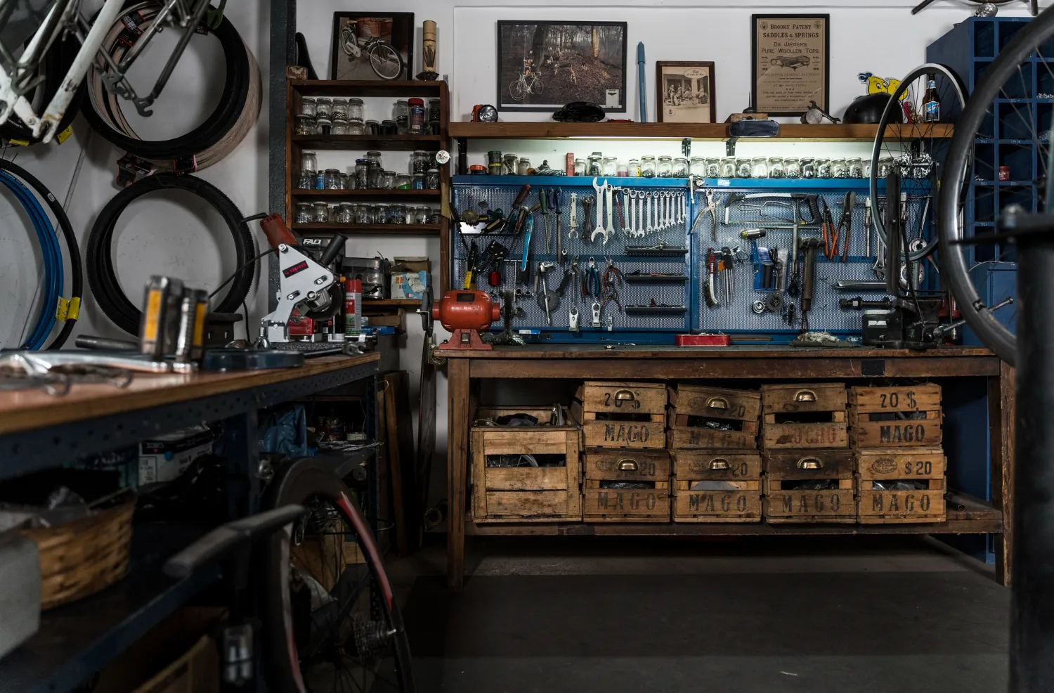 A touch of timeless elegance can be added to your garage with traditional wooden cabinets. Built to last and look great for years to come, these cabinets are a great investment.