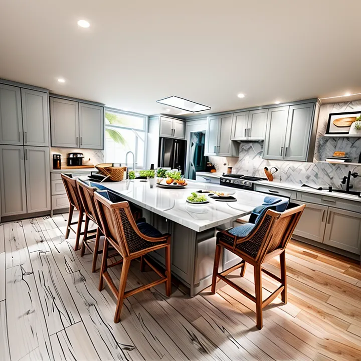 Open Plan Living Room & Kitchen Remodel In Huntington Beach 6