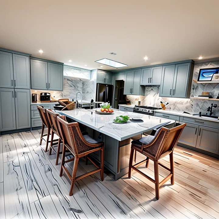 Open Plan Living Room & Kitchen Remodel In Huntington Beach 7