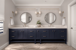 bathroom vanity cabinet paint ideas colors navy blue