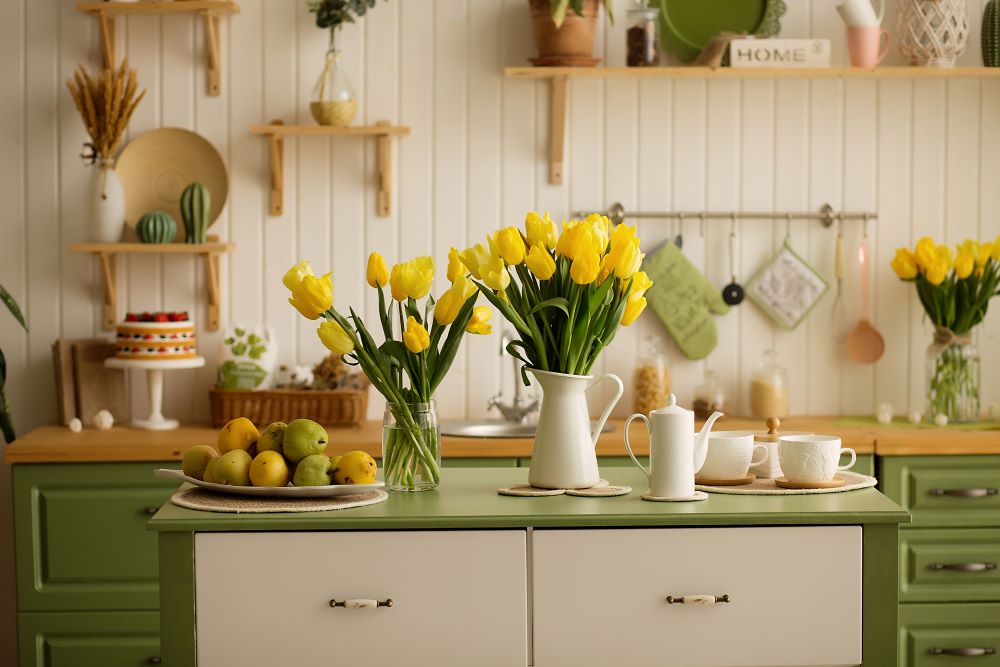 beautiful green farm house kitchen style idea design 8