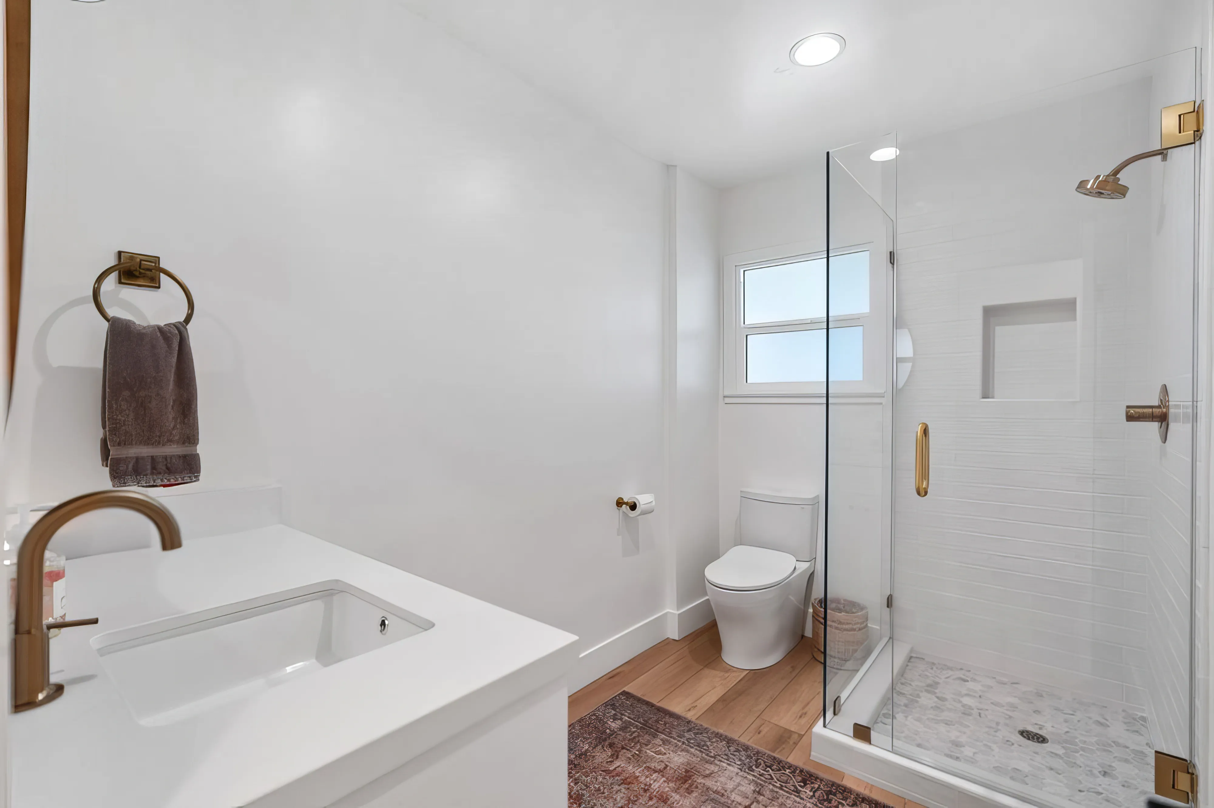 Bathroom Remodel With Double Bath Vanity Westminster, CA 3