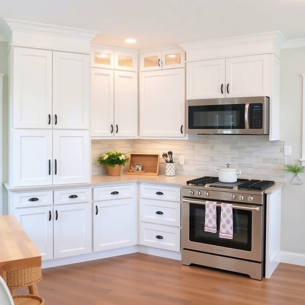 White Cottage Cabinets 1