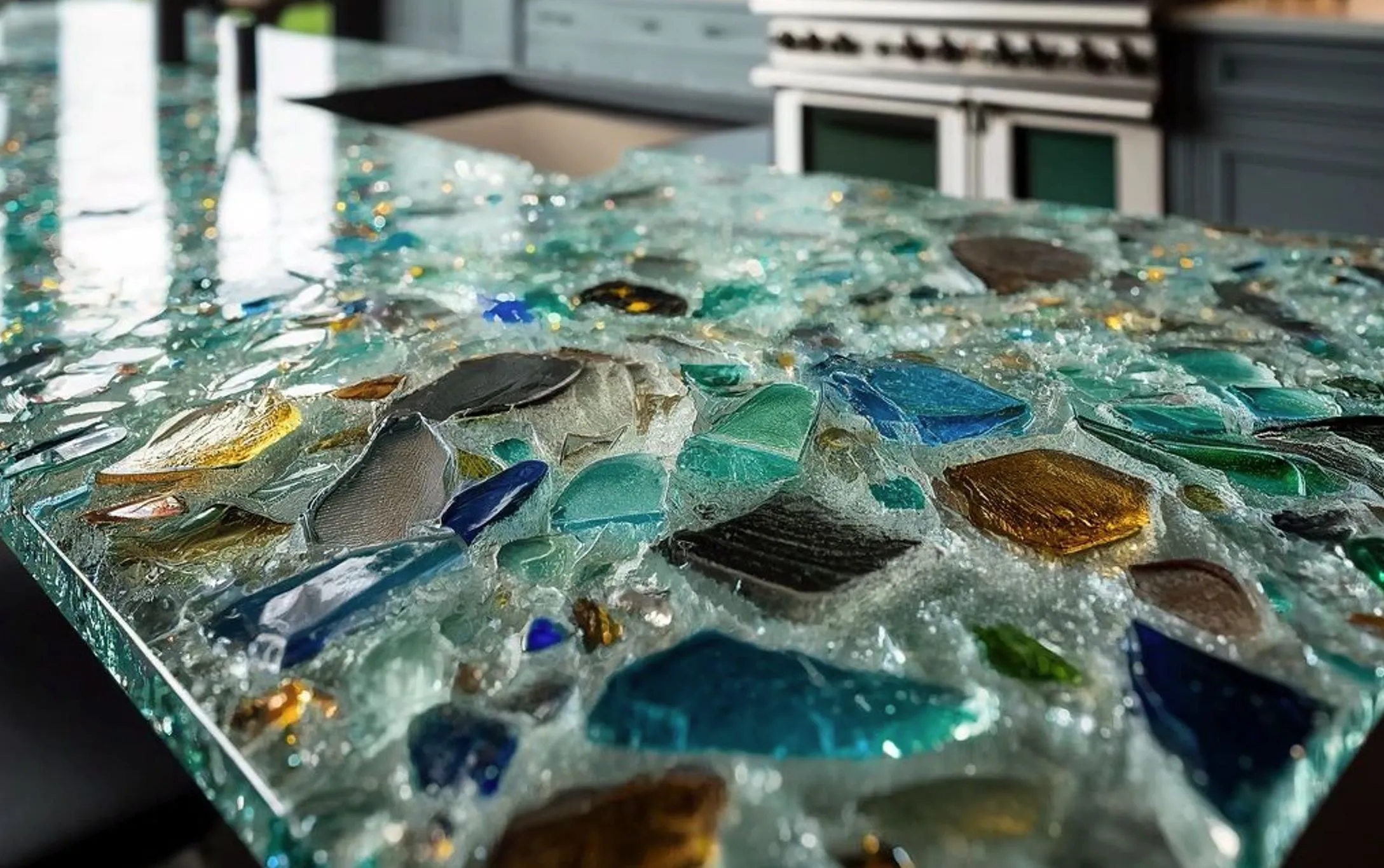 Surface damage like chips, cracks, or breaks can be tough to repair, even though most glass kitchen counters have a lengthy lifespan.