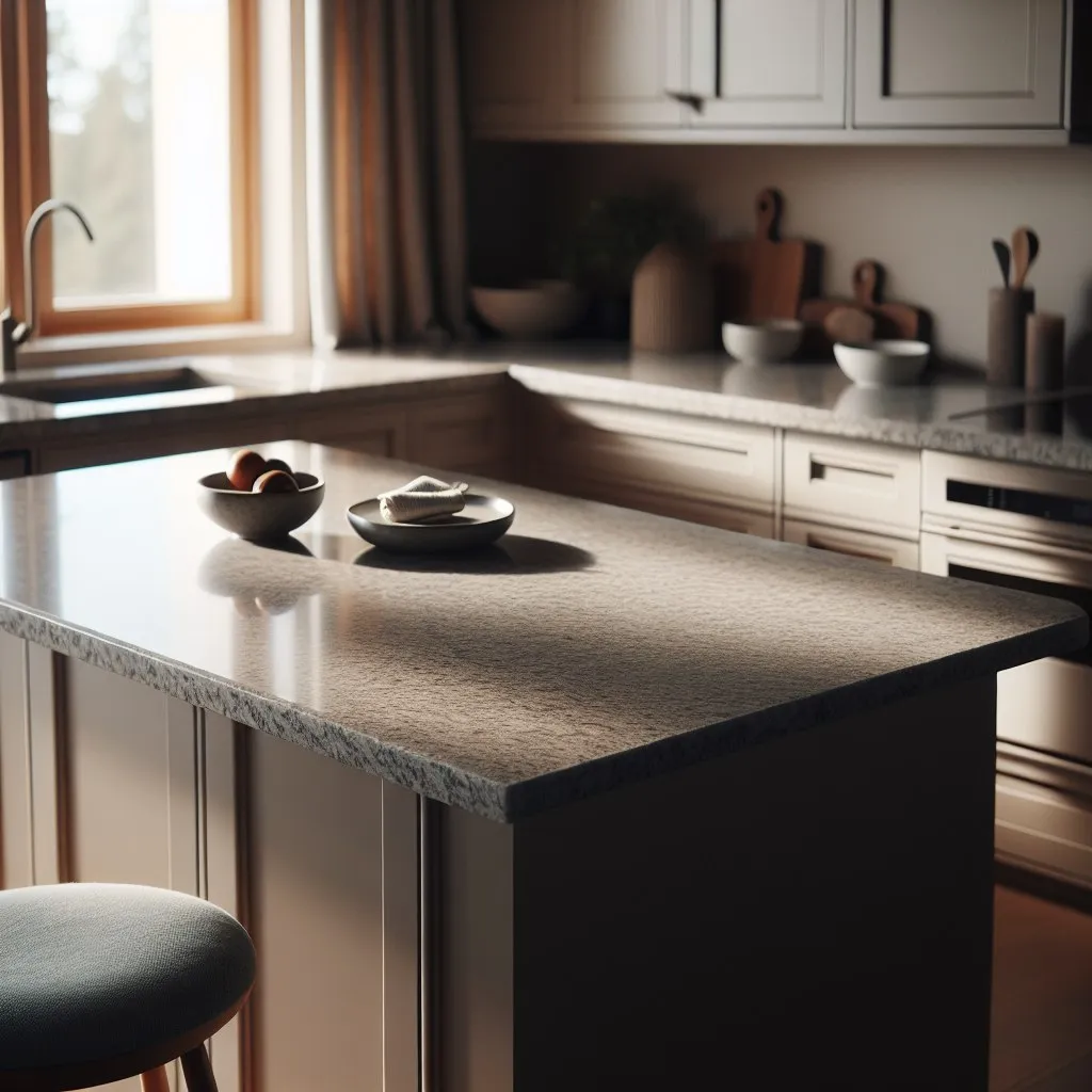The strong and resistant granite countertop material prevents the formation of germs and other pathogens.