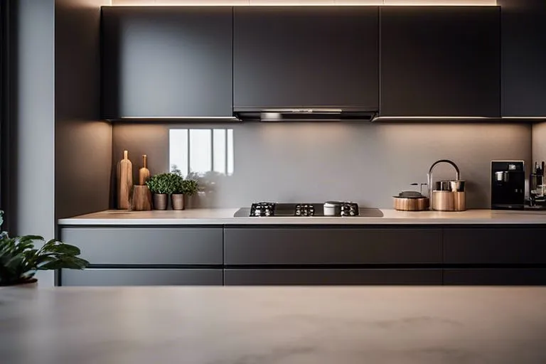 Modern kitchens are characterized by their minimalist decoration and clean lines, even in the dynamic field of interior design.
