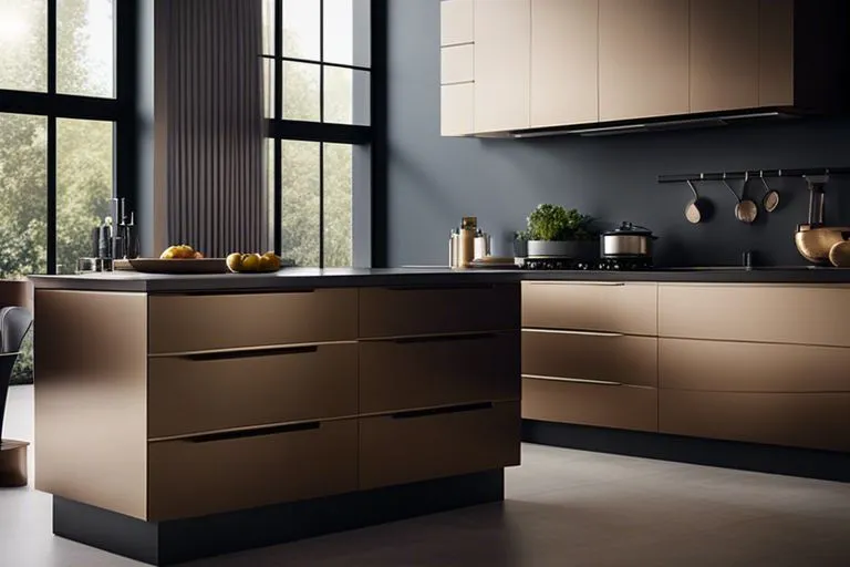 Sleekness, minimalism, and clean lines are hallmarks of any contemporary kitchen design.
