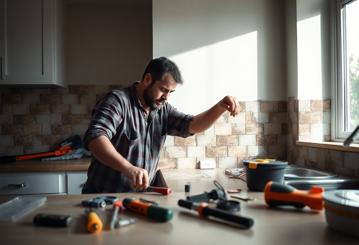 kitchen tile removal backsplash how to guide 4