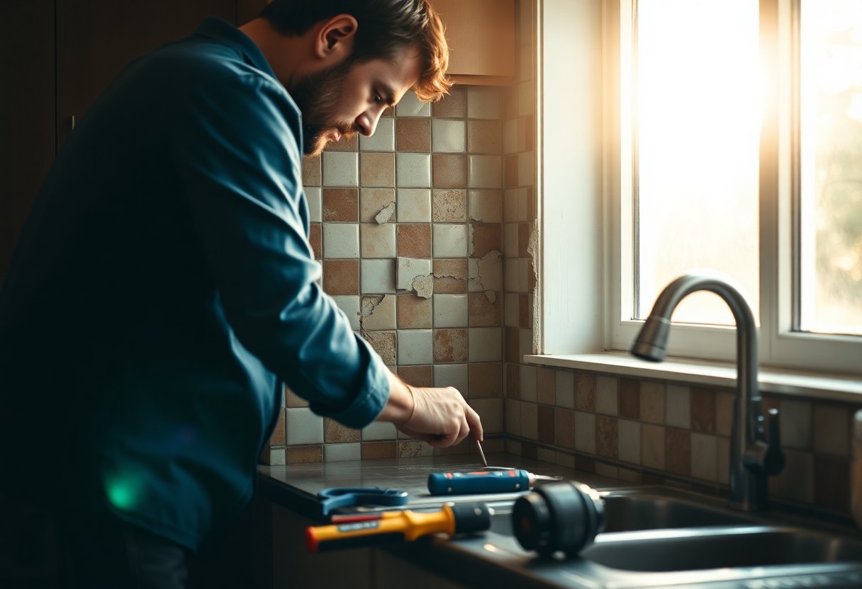 kitchen tile removal backsplash how to guide 6