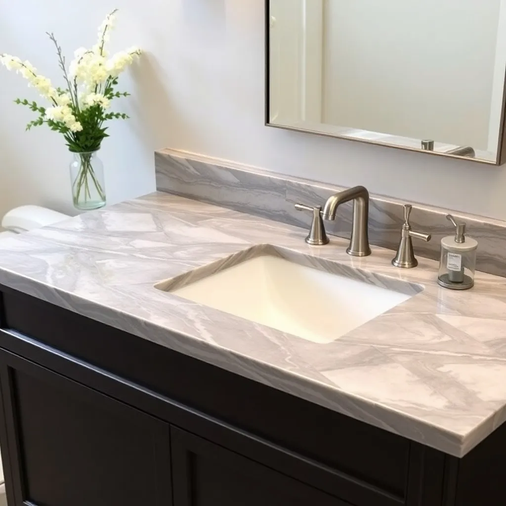 Layered Gray Marble %E2%80%93 Textural Depth