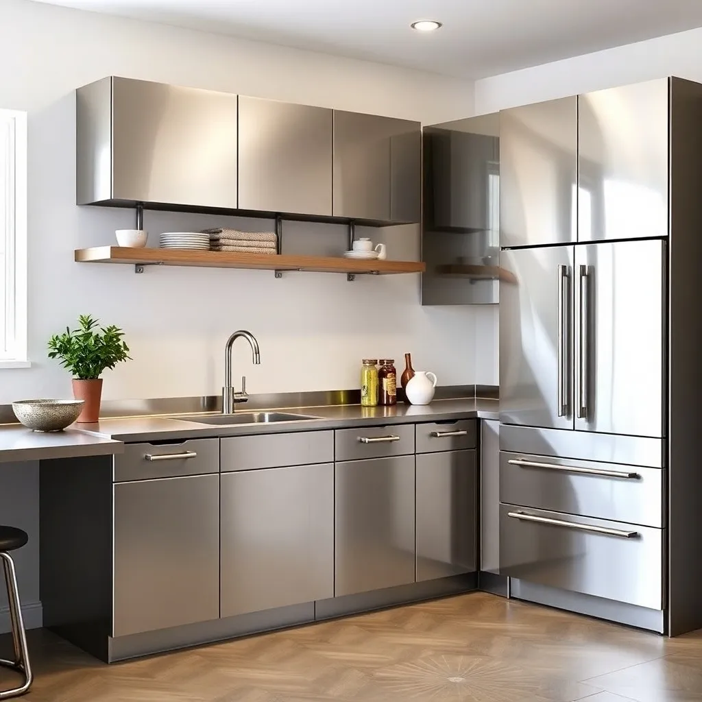 Stainless Steel Kitchen Cabinets 4