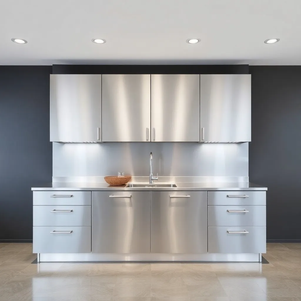 Stainless Steel Kitchen Cabinets 5