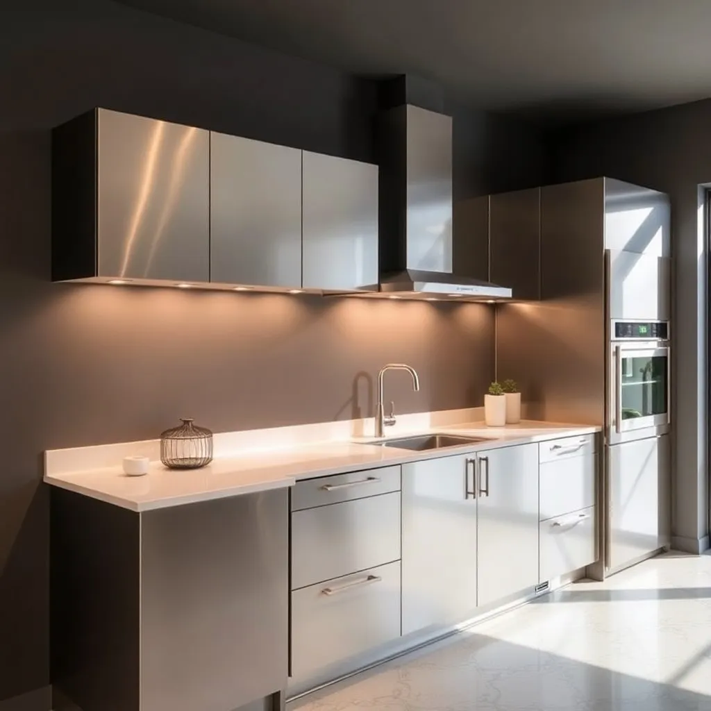 Stainless Steel Kitchen Cabinets 6