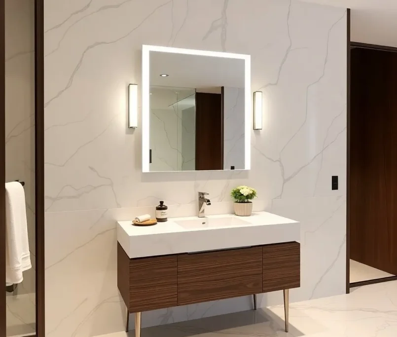 Single Sink Vanity in luxury bathroom 2